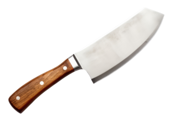Kitchen knife isolated on transparent background