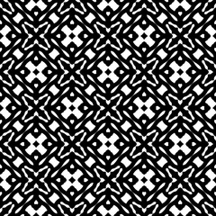 Wallpaper with Seamless repeating pattern.  Black and white pattern . Abstract background. Monochrome texture  for web page, textures, card, poster, fabric, textile.
