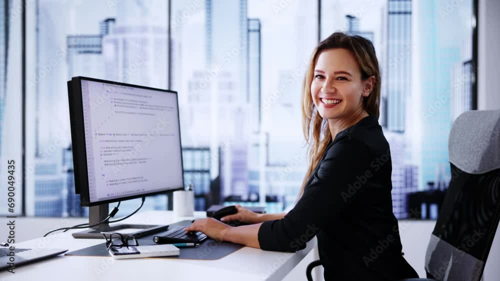 Poster Programmer Coding Classes. Web Developer Coder
