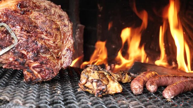 delicious barbecued rib of beef