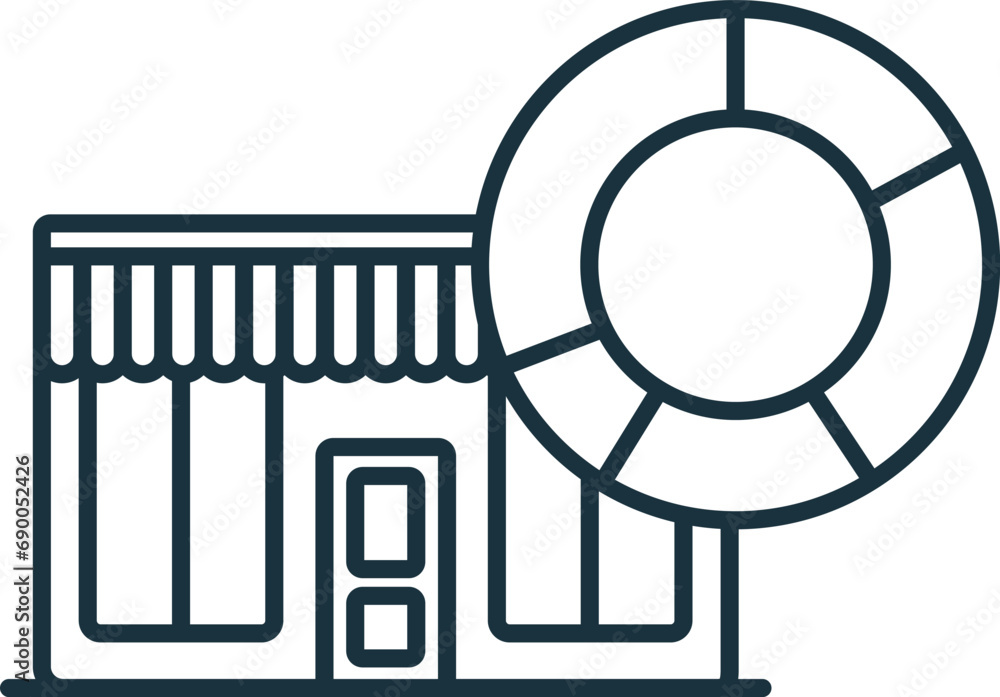 Aufkleber market segmentation icon. monochrome simple sign from business concept collection. market segmentati