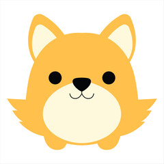 Endearing Fox Illustration.