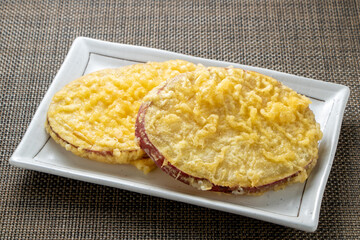 さつまいもの天ぷら。
