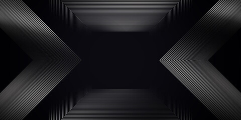 Abstract modern minimal grey triangle geometric background. Metal texture simple geometric shape banner