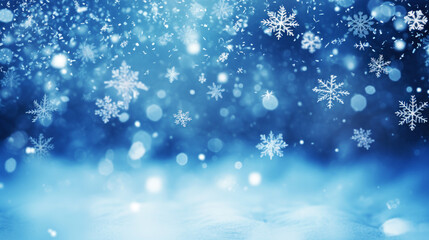 Fototapeta na wymiar Snow snowflakes background
