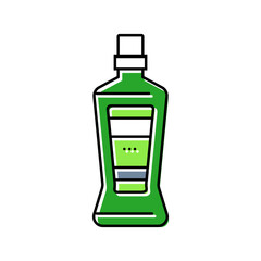 mouthwash hygiene color icon vector. mouthwash hygiene sign. isolated symbol illustration