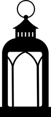 simple icon of Ramadan lantern. Islamic holiday celebration