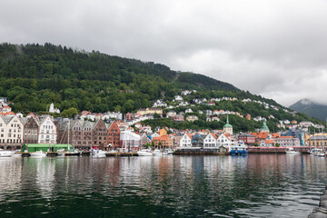 Fototapeta na wymiar Bergen in norway