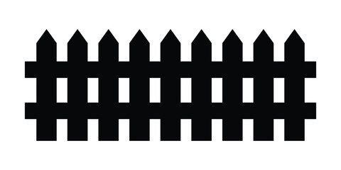 Black flat barrier design vector