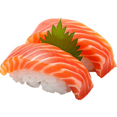 sushi roll isolated on transparent background