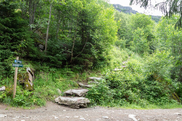 Monks steps Lofthus Norway hiking path