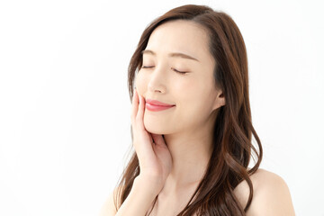 Fototapeta premium 若い女性 スキンケア ビューティー