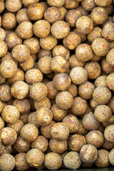 Protein balls, bait for large carp