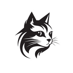 Cat in cartoon, doodle style. Isolated 2d vector illustration in logo, icon, sketch style, Eps 10. AI Generative