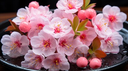 Sakura Flower Cherry Blossom Isolated On, Background, High Quality Photo, Hd