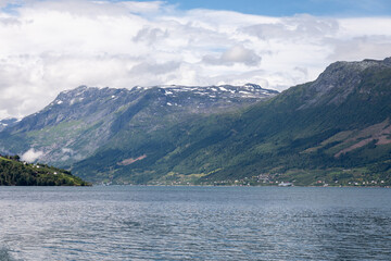 Fototapeta na wymiar Fjord in Norway near Eidfjord