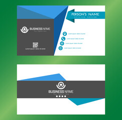 Fototapeta premium A business card. Double-sided business corporate card design. Individual corporate identity template