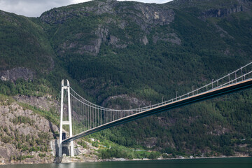 Hardanger bridge in Norway