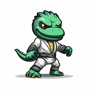 green crocodile judo, judoka