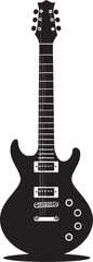 Fototapeta na wymiar Acoustic Harmony Guitar Logo Design Icon Serene Soundscapes Guitar Iconic Emblem