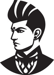 Festive Finesse: Wedding Man Vector Cultural Classic: Indian Groom Icon