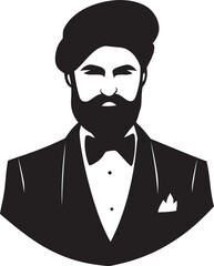 Timeless Tradition: Wedding Man Icon Vibrant Vows: Indian Groom Emblem