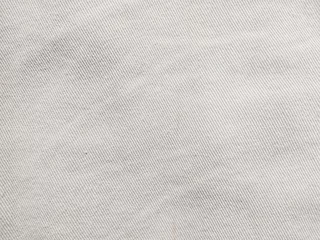 Fotobehang White jeans denim fabric texture background realistic illustration. twill fabric pattern. Closeup of cotton jeans textile or denim canvas material with, White worn jeans textile pattern © Mek98