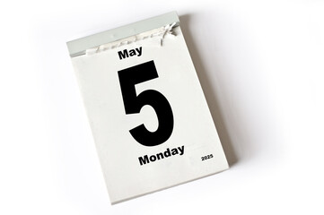 5 .  May 2025