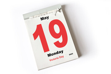 19 .  May 2025 Victoria Day