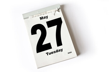 27 .  May 2025