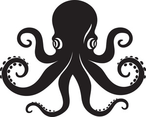 Deepwater Delights Octopus Icon Vector Inkwell Insights Octopus Logo Design