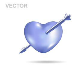 3D metal hearts highlighted on a white background.
Chrome hearts with rainbow gradient effect.
A broken heart, an icon. A vector image.