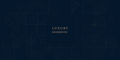 Fototapeta premium Premium background design with diagonal dark blue line pattern. Vector horizontal template for digital lux business banner, contemporary formal invitation, luxury voucher, prestigious gift certificate