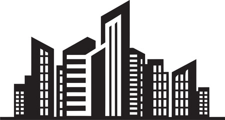 Fototapeta premium Elite Estates: Logo Vector Real Estate Urban Utopia: Estate Emblem Design