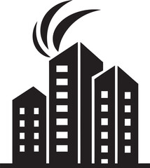 Realty Vision: Logo of Estate Urban Insights: Real Estate Icon Vector