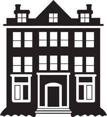 Metro Matrix: Real Estate Logo Vector Elite Estates: Emblematic Property Icon