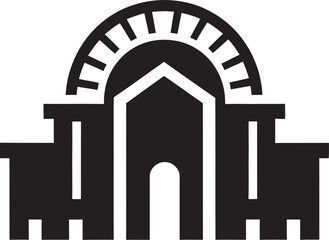 Fototapeta premium Elite Estates: Emblematic Property Icon Urban Utopia: Real Estate Icon Design