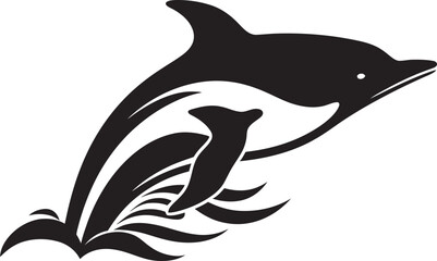 Whale Song Serenade Iconic Whale Vector Sublime Surge Whale Logo Design