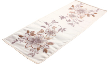 Stylish Cotton Table Runner On Transparent PNG
