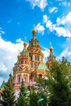 Cathedral of Peter and Paul in Peterhof.