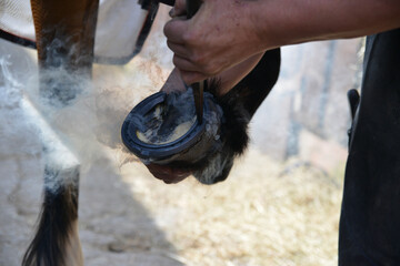 blacksmith at work