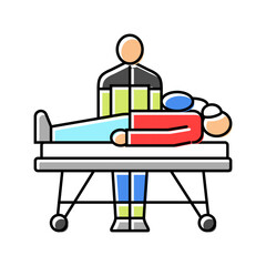 resuscitation efforts color icon vector. resuscitation efforts sign. isolated symbol illustration