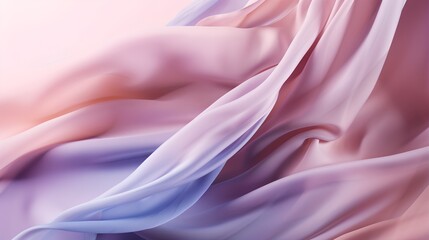Obraz premium An elegant photograph showcasing a smooth, silky texture background with a beautiful gradient. The image captures the essence of minimalist design, featuring soft, pastel colors that blend seamlessly.