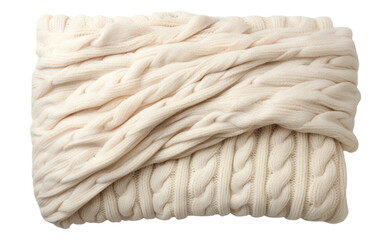 Cable-Knit Blanket On Transparent PNG
