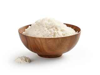 Fototapeta na wymiar Arborio rice isolated on white background 