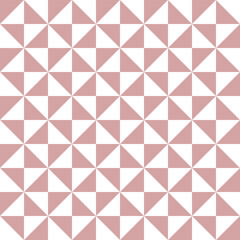 Obraz premium Geometric vector pattern with purple white triangles. Geometric modern ornament. Seamless abstract background