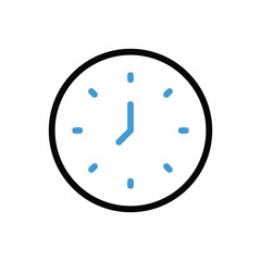 Clock Face Icon vector stock illustration