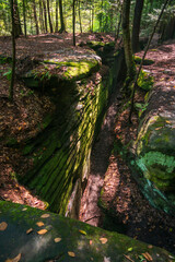 The Ledges Trail at Cuyahoga Valley National Park in Ohio