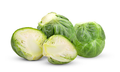 Brussel Sprouts isolated on transparent png