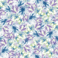 Fototapeta na wymiar seamless floral background multicolor design wallpaper works 